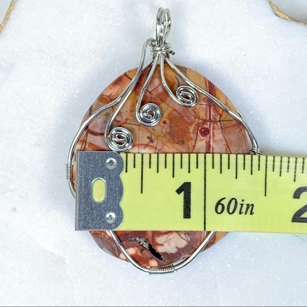 Large Bird’s Eye Jasper Pendant - Picture 6 of 7